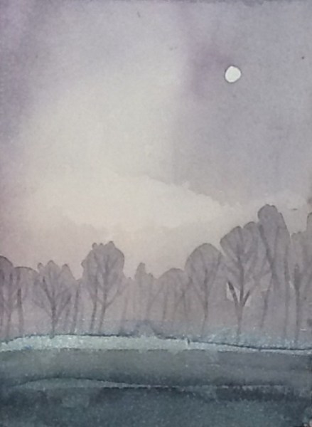 Sun and mist over The Rye