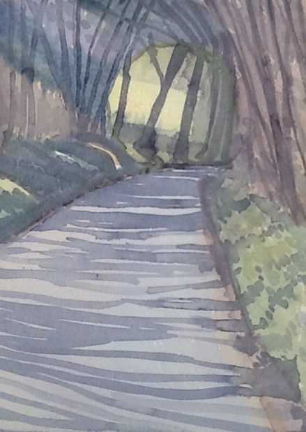 The road bit of PemPem's new walk 