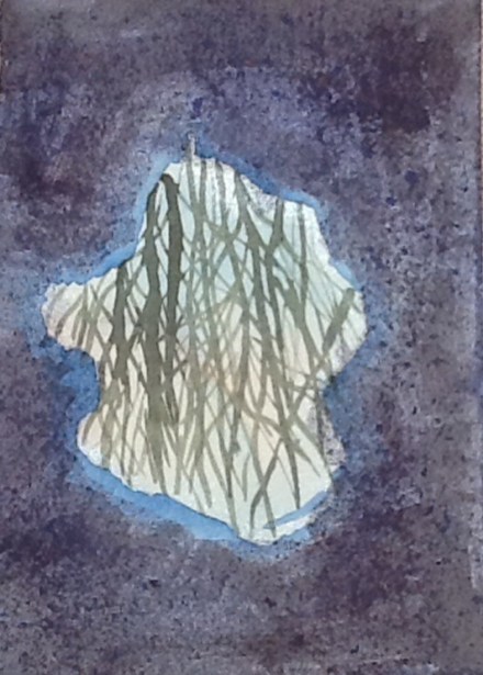 Puddle on the graveyard tarmac