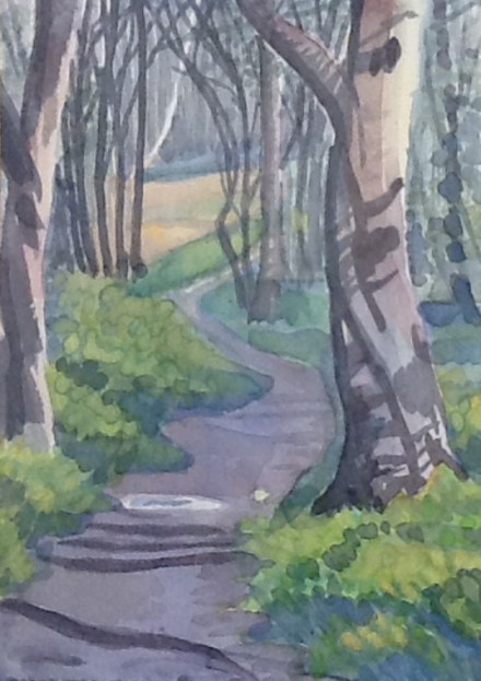 The Cleveland Way through the birches and bilberries